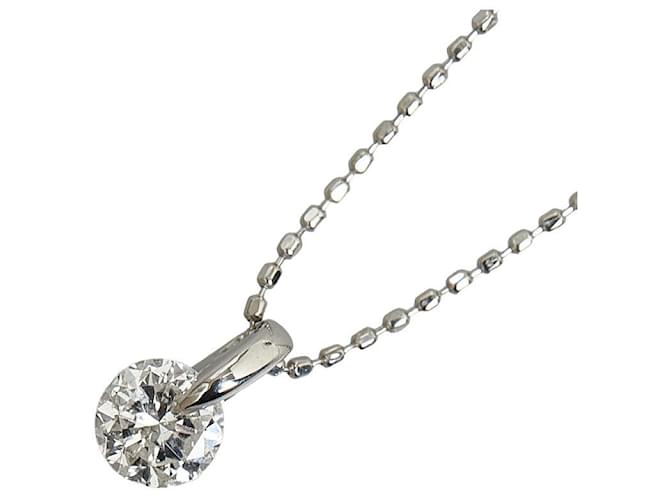 & Other Stories Platinum Pt900 Pt850 Diamond 0.505ct Necklace in Great Condition Metal  ref.1436620