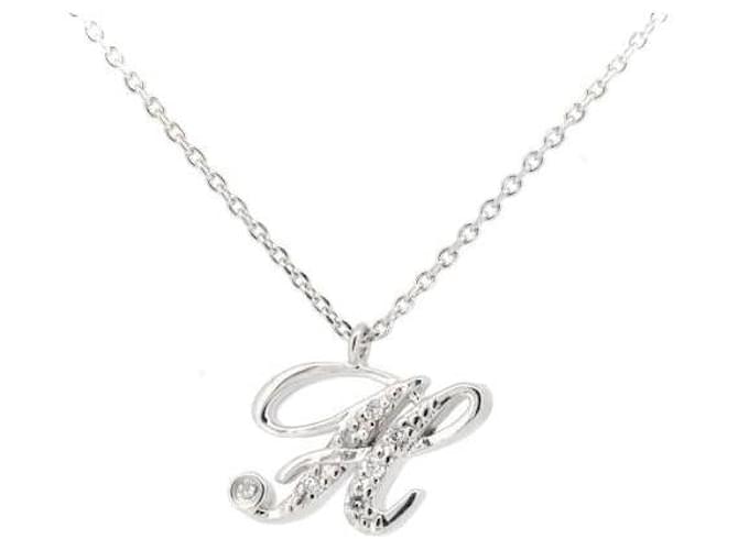 & Other Stories K18WG White Gold Diamond Necklace in Great Condition Metal  ref.1436744