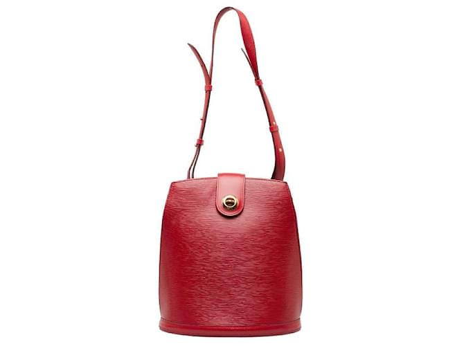 Louis Vuitton Epi Cluny Leather Shoulder Bag M52257 in Very Good Condition Red  ref.1436842