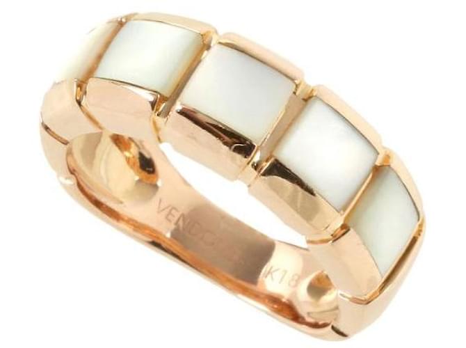 Autres bijoux & Other Stories Bague Shell VENDOME AOYAMA (Taille 11,5) en or rose K18 pour femmes - Utilisée en excellent état Doré  ref.1436908