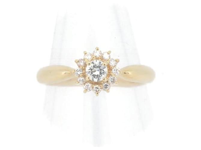 & Other Stories Anillo de diamante Vendome Aoyama 0.27ct K18YG 11 en excelente estado Dorado Metal  ref.1437096