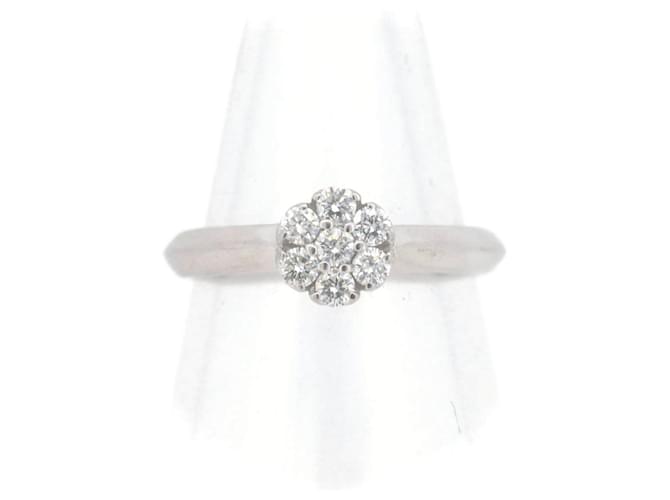 & Other Stories Pre-owned Ponte Vecchio Diamond Ring 0.28CT K18WG 9.5 in Great Condition White Metal  ref.1437130