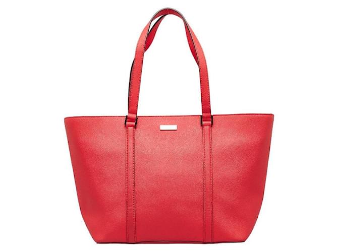 Bolso tote de cuero Kate Spade color salmón en excelente estado Rosa  ref.1437359