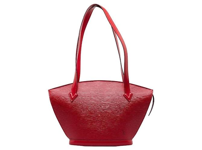 Saint Jacques Sac à main Louis Vuitton en cuir Epi Saint-Jacques M52277 en très bon état Rouge  ref.1437375