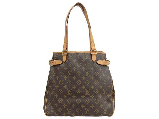 Louis Vuitton Monogram Batignolles Vertical Tote Bag M51153 in sehr gutem Zustand Braun Leder  ref.1437552