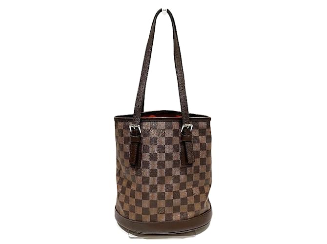 Bolsa tote Damier Mare Louis Vuitton N42240 em boas condições Marrom Lona  ref.1437571