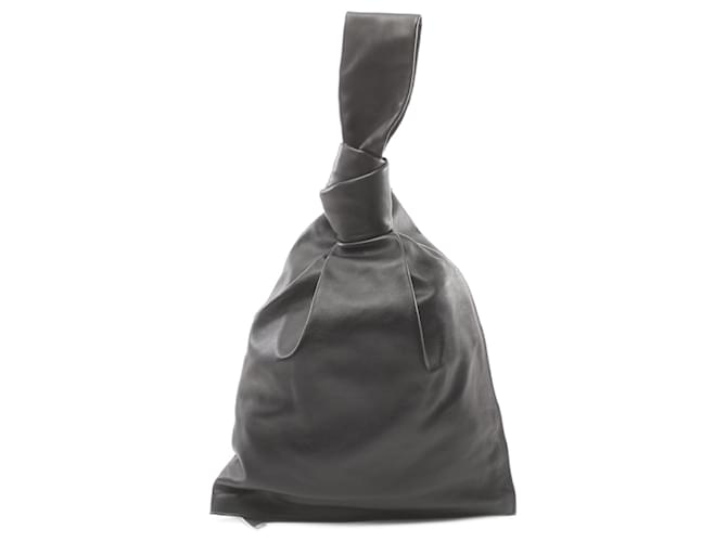 Bolsa de mão de couro Bottega Veneta Mini Twist em ótimo estado Preto  ref.1437630