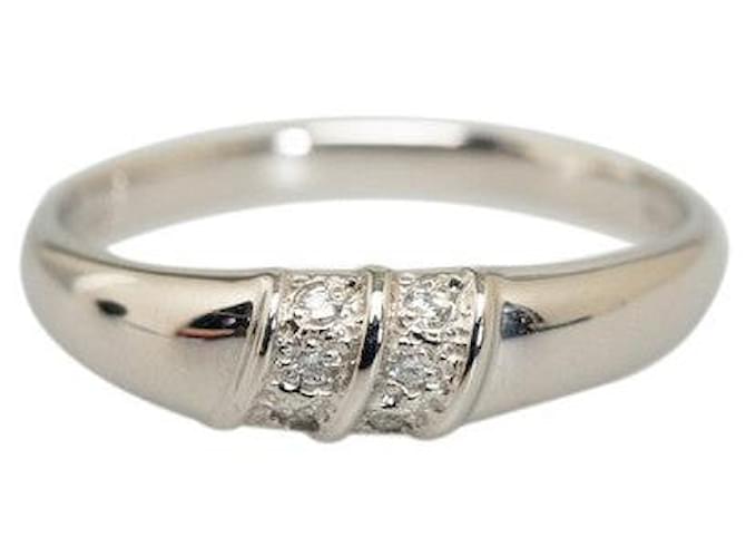 & Other Stories Dior Pt900 Platinum Diamond Ring in Great Condition Metal  ref.1437699