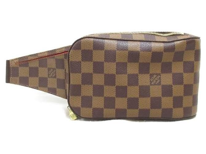 Louis Vuitton Damier Ebene Geronimos Canvas Belt Bag N51994 in Very Good Condition Cloth  ref.1437746