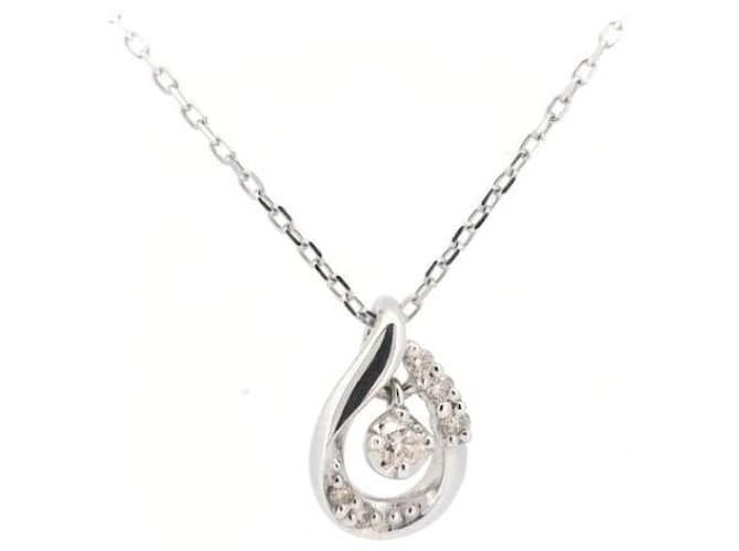 Autres bijoux & Other Stories Collier en diamant K18WG d'occasion en or blanc 18K en excellent état Argenté  ref.1437934