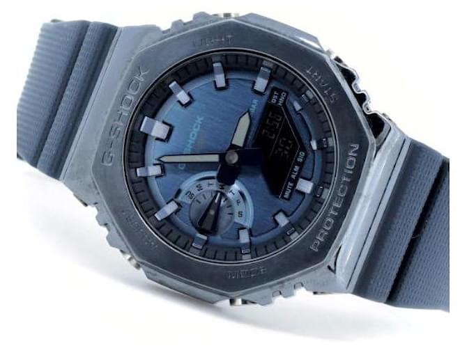 & Other Stories Orologio al quarzo Casio G-Shock GN-2100N da uomo in ottime condizioni Blu Metallo  ref.1437943