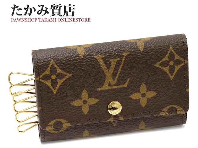 Louis Vuitton Monogram Canvas Multi-Clip 6 M62630 in einwandfreiem 