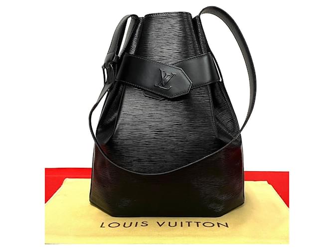 Louis Vuitton Sac D'épaule GM Leather Shoulder Bag M80155 in Very Good Condition Black  ref.1438200