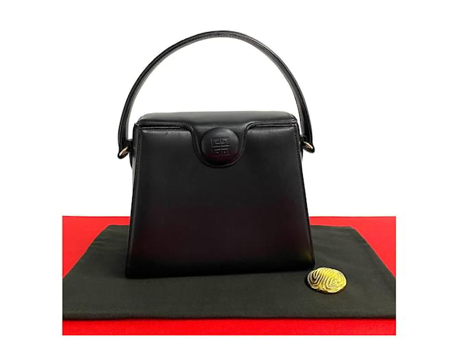 Sac à main en cuir Givenchy Mini en très bon état Noir  ref.1438213