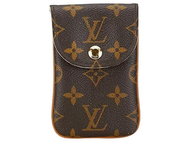 Louis Vuitton Monogram iPhone Case M66546 Brown PVC in Great Condition Plastic  ref.1438244