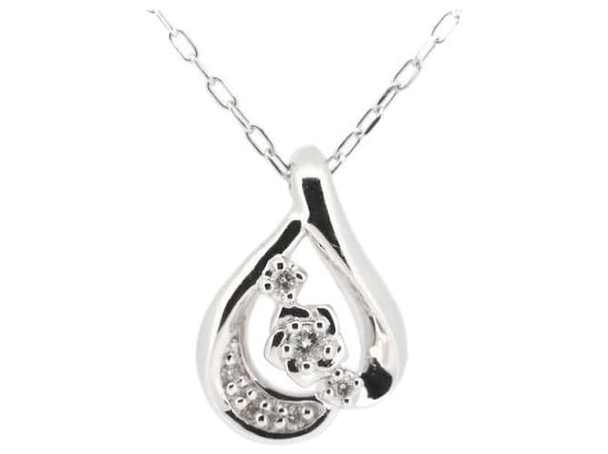 & Other Stories Collier en diamant K18WG d'occasion en or blanc en excellent état Métal  ref.1438339