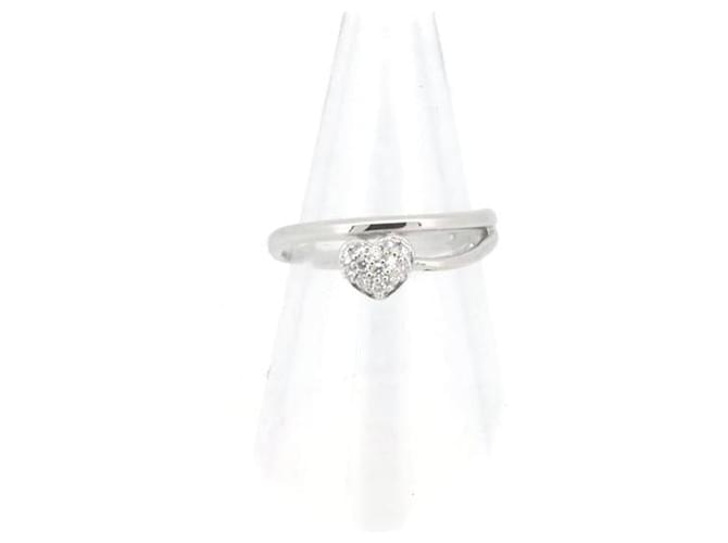 & Other Stories Anillo de diamante Ponte Vecchio 0.11ct K18WG 11.5 en excelente estado Blanco Metal  ref.1438678