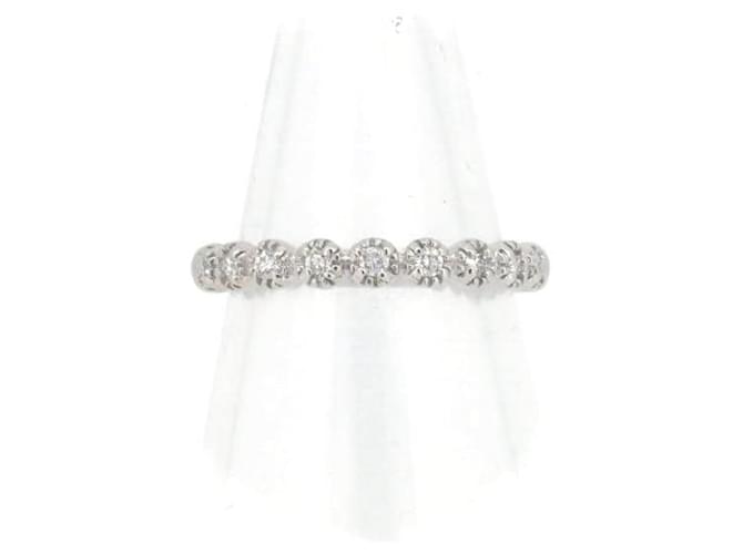 & Other Stories Ponte Vecchio Diamond Ring 0.18ct K18 White Gold Size 11 in Great Condition Metal  ref.1438679