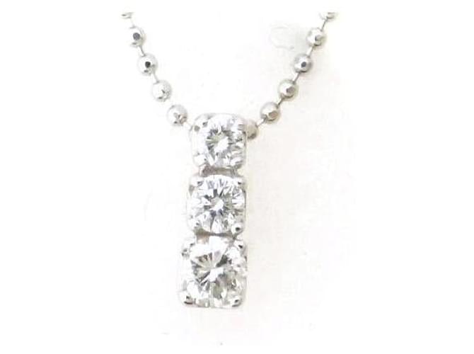 & Other Stories Collier en diamant Ponte Vecchio 0,22 ct K18WG or blanc en excellent état Métal  ref.1438680