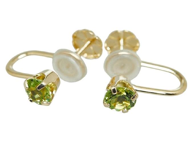 & Other Stories Brincos de peridoto em ouro amarelo K14YG em perfeito estado Dourado Metal  ref.1438853