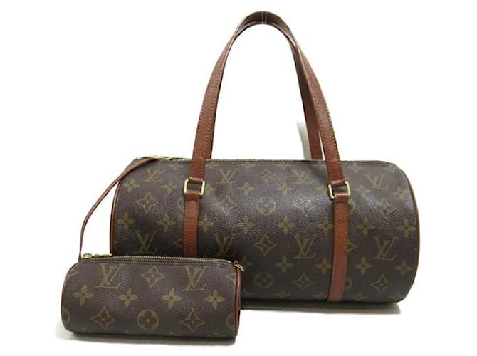 Louis Vuitton Monogram Papillon 30 with Pouch Canvas Handbag M51365 in Very Good Condition Cloth  ref.1438880