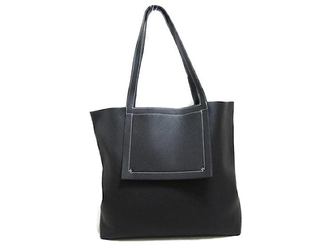 Hermès Sac cabas en cuir Hermes Clemence 46 en très bon état  ref.1438899