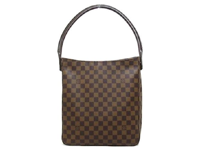 Sac à bandoulière Louis Vuitton Damier Ebene Looping GM en toile N51144 en excellent état  ref.1438900