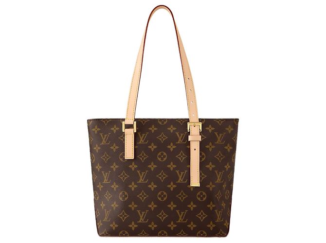 Louis Vuitton Piano Handtasche Monogramm Canvas Braun