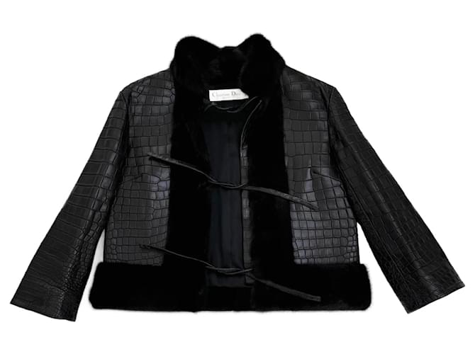 ジャケット・アウター Christian Dior Luxury Parka Jacket w Fur 27461755_57227736_600.jpg