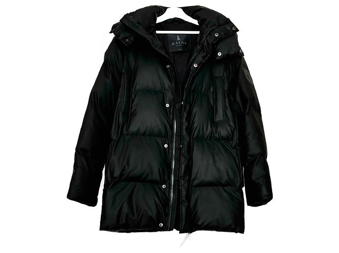 Originale RAINS Pufferjacke (unisex) Schwarz