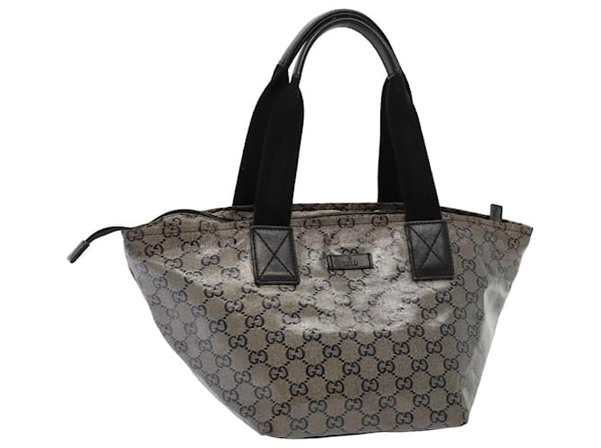 GUCCI GG Crystal Tote Bag Black 131228 Auth ki4586 Cloth  ref.1439060