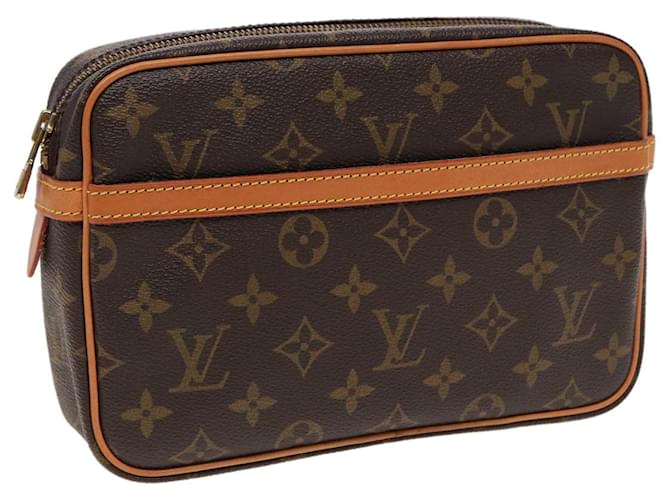 LOUIS VUITTON Clutch Compiegne 23 M51847 LV Auth 79751 Monograma Lona  ref.1439092