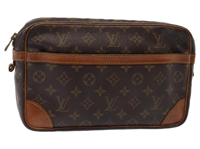 LOUIS VUITTON Monogram Compiegne 28 Clutch Bag M51845 LV Auth yb578 Cloth  ref.1439152