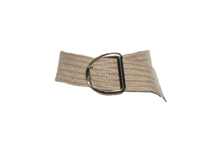 Weekend Max Mara, Raffia belt Black