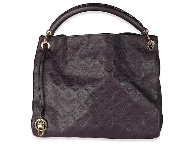 Louis Vuitton Aube Monogram Empreinte Artsy MM Roxo Couro  ref.1439235