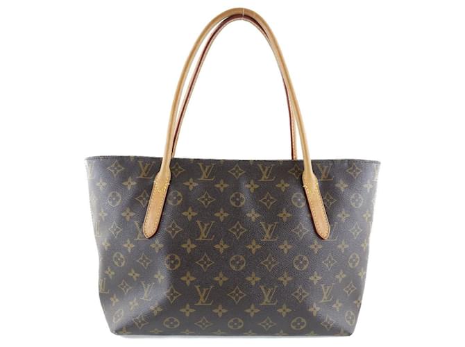 Louis Vuitton Raspail PM Canvas Tote Bag M40608 in Very Good Condition Brown Cloth  ref.1439419