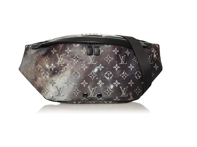 Sac banane Galaxy Discovery Monogram Noir Louis Vuitton Toile Marron  ref.1439738