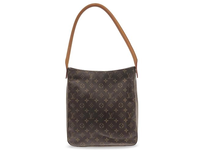 Louis Vuitton Monogram Marron Looping GM Toile  ref.1439751