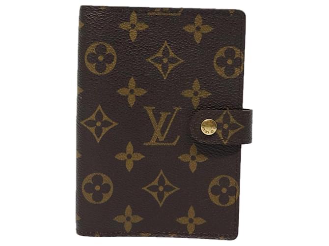 Louis Vuitton Agenda PM Brown Cloth  ref.1439768