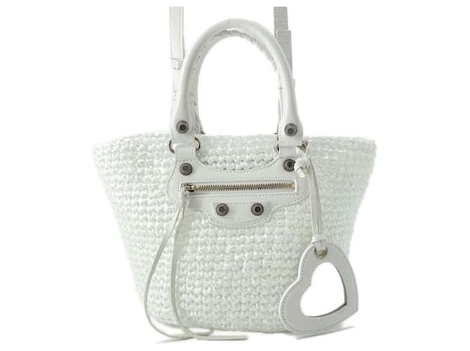 Balenciaga Classico Bianco Sintetico  ref.1439783