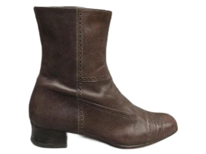 Fratelli Rosseti Fratelli Rossetti Leather Ankle Boots Brown