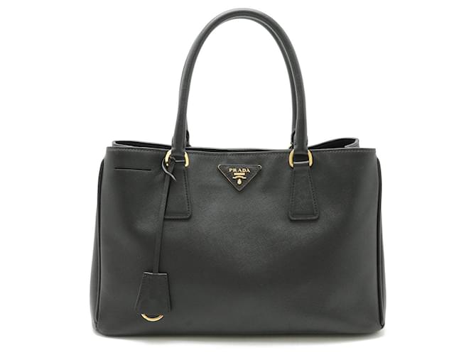 Prada Saffiano Negro Cuero  ref.1440079