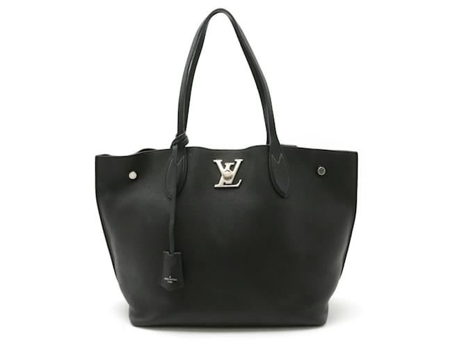 Louis Vuitton Lockme Black Leather  ref.1440098