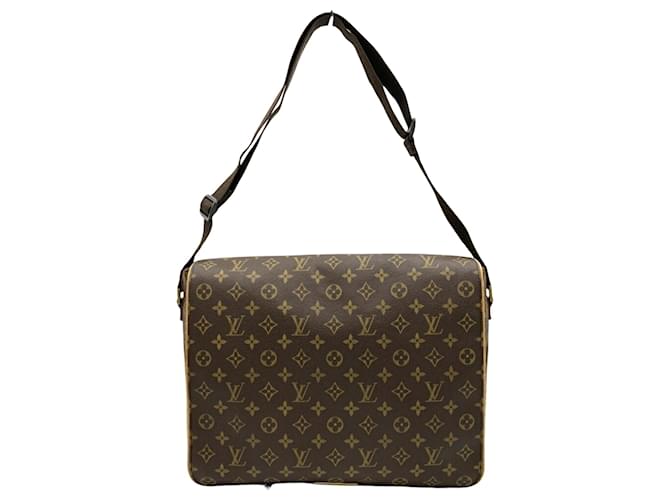 Louis Vuitton Abbesses Marrone Tela  ref.1440112