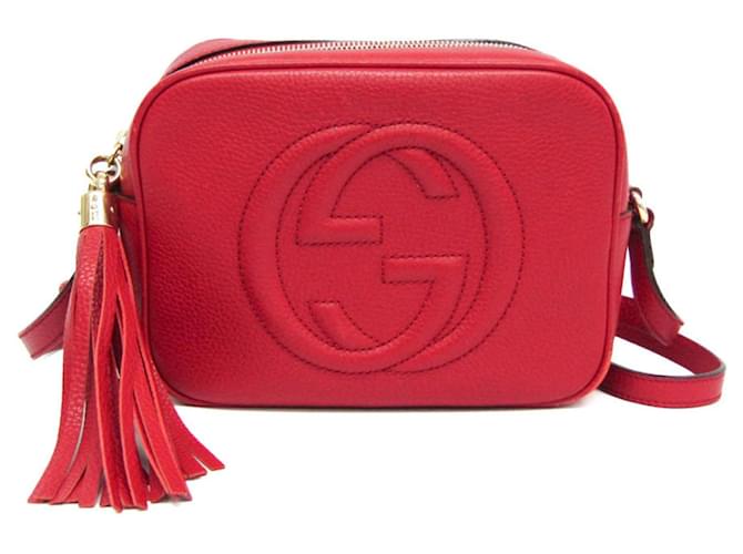 Gucci Soho Rosso Pelle  ref.1440132