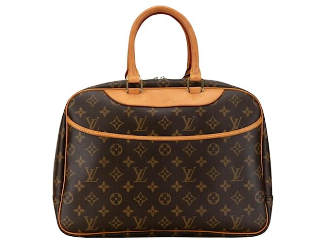 Louis Vuitton Deauville Marrom Lona  ref.1440138