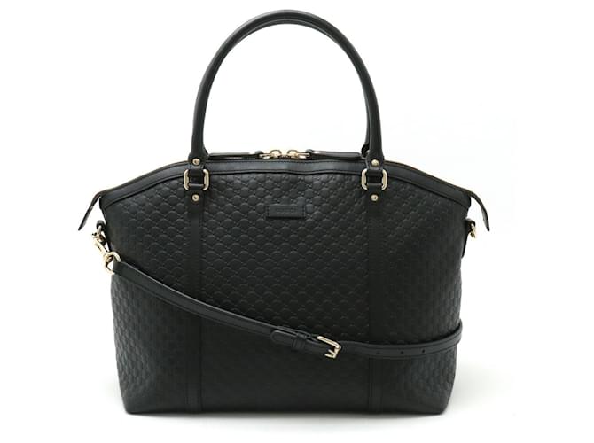 Gucci Micro guccissima Black Leather  ref.1440143