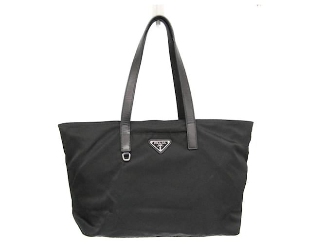 Tote Prada Tessuto Schwarz Synthetisch  ref.1440154