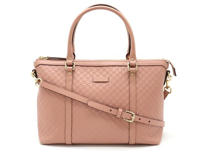 Gucci Micro guccissima Pink Leder  ref.1440195