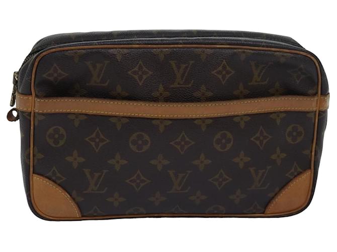 LOUIS VUITTON Clutch Compiegne 28 M51845 LV Auth 79583 Monogramm Leinwand  ref.1440322